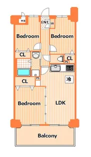 フローレンスパレス鴨居II【5階】の間取り
