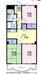 フィエスタ小作【3階】の間取り
