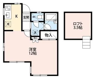 千葉県柏市柏【アパート】の間取り