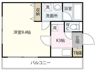 ALBA【1階】の間取り