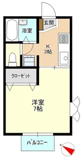 ドルフSAKURA C棟【1階】の間取り