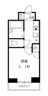 ベルテエフ【1階】の間取り