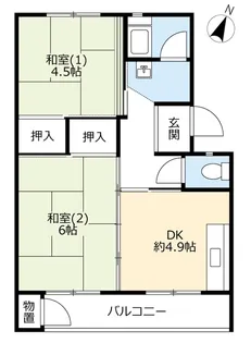 UR久御山【5階】の間取り