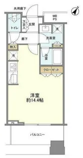 ル・サンク大崎ウィズタワー【4階】の間取り