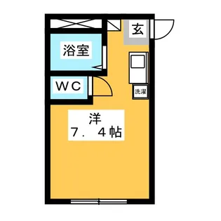 アイザック川崎【3階】の間取り