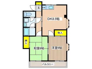 エミグランド【3階】の間取り