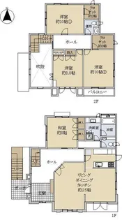大阪府吹田市桃山台3【一戸建】の間取り