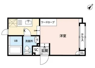 LAPIS大井町II【1階】の間取り