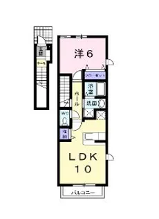 サニーヴィラII【2階】の間取り