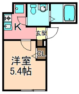 東京都足立区栗原2【マンション】の間取り