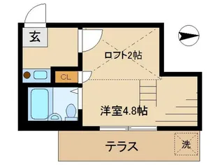 トップヒル新宿【1階】の間取り