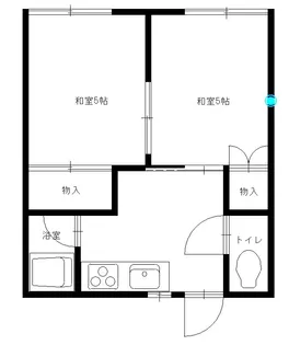 玉川ハイツ【2階】の間取り