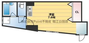 大阪府大阪市浪速区日本橋東2【マンション】の間取り