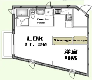 材木座QuietVillage【1階】の間取り