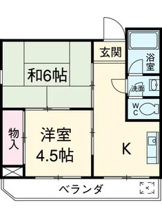 ハイツ青山【3階】の間取り