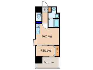 ビガーポリス486与力町公園II【2階】の間取り