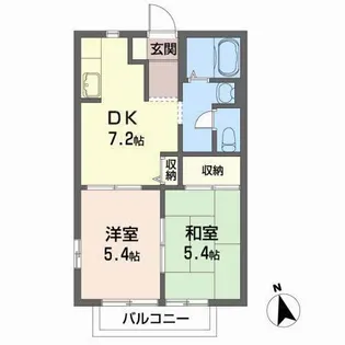 アーバン・レジデンス【2階】の間取り