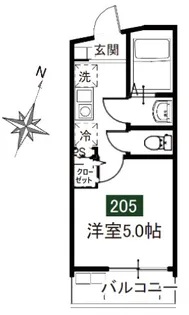 MELDIA桜区田島3丁目No.2【2階】の間取り