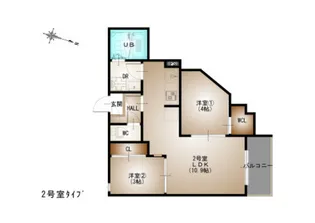 Regalest-F 矢野東II【3階】の間取り