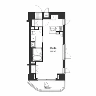 プライムアーバン麻布霞町【8階】の間取り