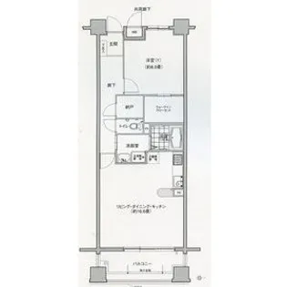 グラン アベニュー名駅南【10階】の間取り