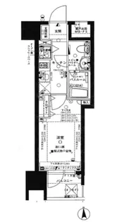 グローベル新大久保マスターズゲート【5階】の間取り