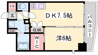 エステムコート神戸元町IIリザーヴ【12階】の間取り