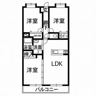 メゾン・ド・ユー【1階】の間取り