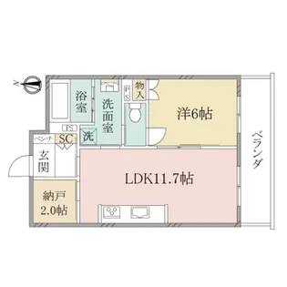 (シニア限定)ヘーベルヴィレッジ井荻II~ヘーベルVillageKUSU【2階】の間取り