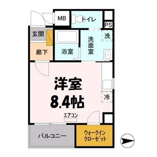 スフィア【3階】の間取り