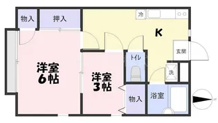 ユピテル【2階】の間取り