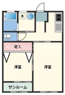 ソレイユ高木【1階】の間取り