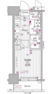 ガーラ・グランディ池袋II【14階】の間取り