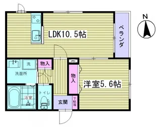 ルミエール【2階】の間取り