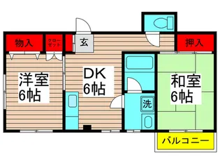 グランデ-ル不二【4階】の間取り