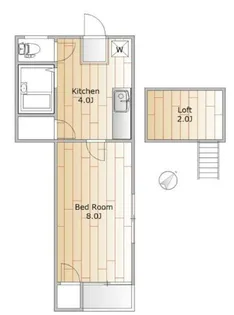 グリーンライズ神楽坂【1階】の間取り