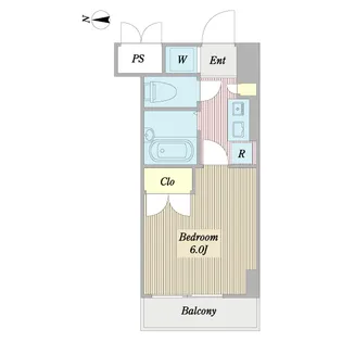 セントグレース【7階】の間取り