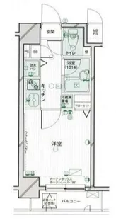 パークウェル神楽坂 弐番館【5階】の間取り
