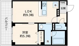 セル エット ルミエール【4階】の間取り