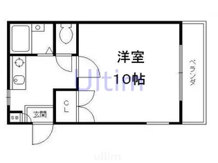 サンライズA【3階】の間取り