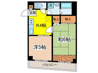 メゾンノア【1階】の間取り