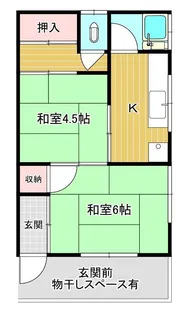 コーポ松本【2階】の間取り