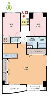 ロイヤルコンフォート【2階】の間取り