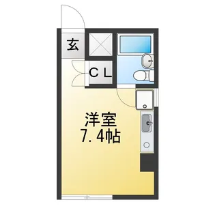 シャルル三季西日暮里マンション【1階】の間取り