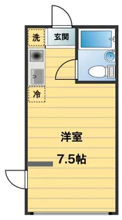プレイントゥリーハイツ【3階】の間取り