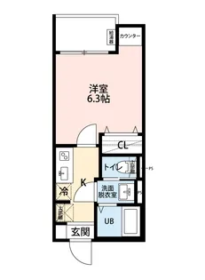 Crecia前原東【3階】の間取り