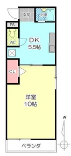 シティタウン久永No.2【2階】の間取り