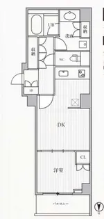 コスモリード奥沢【1階】の間取り