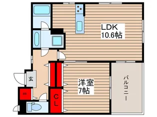 MAKES B棟【3階】の間取り