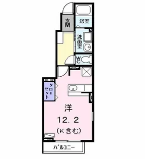 アンジュ【1階】の間取り